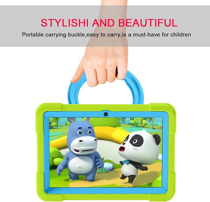 AKABEILA Compatible with Amazon Fire HD 8 2020/2022 Tablet Case，Rugged Kids Case with Stand Lightweight Shockproof Kids Friendly Tablet Cover Black