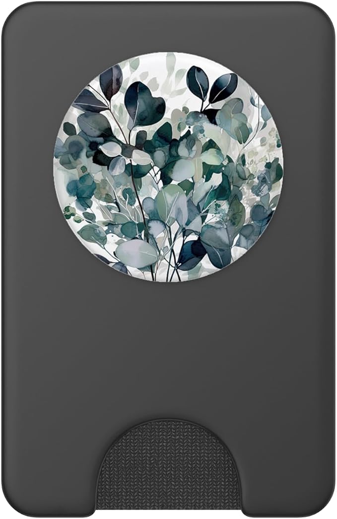 Eucalyptus Floral Flower Green Garden Pattern PopSockets Adhesive PopGrip