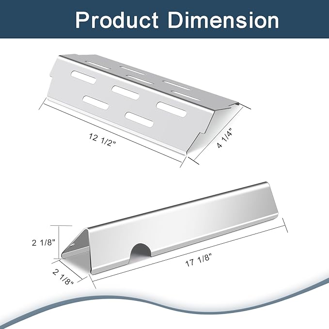 Flavorizer Bars and Heat Deflectors for Weber Genesis II E-410, S-410, LX E-440, S-440 (304 Stainless Steel, 66030 * 7+ES/410 * 4)