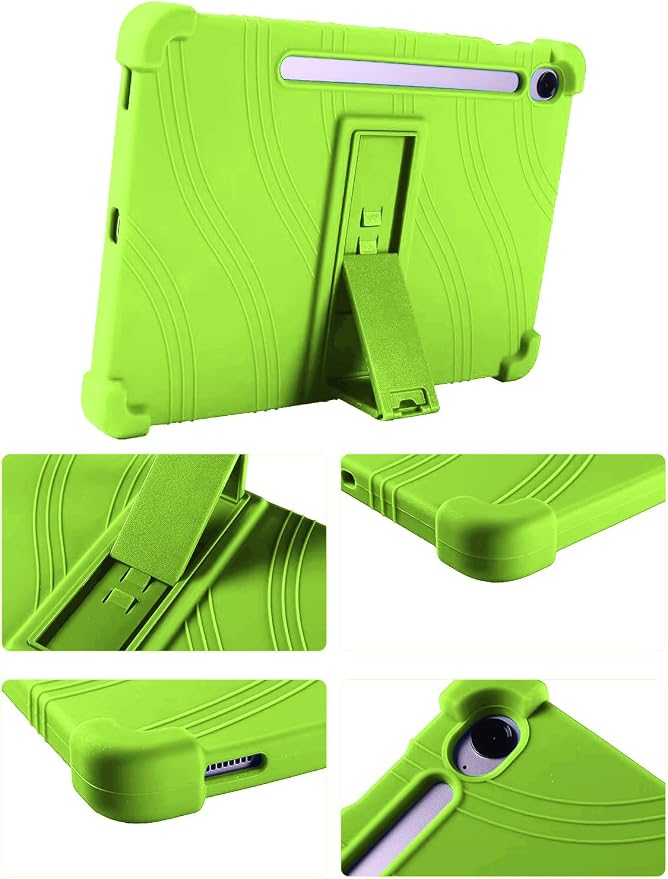 Case for Samsung Galaxy Tab S10 Lite/S10 FE/S9 FE 10.9 Inch - Protective Cover with S Pen Holder &amp Multi-Angle Viewing Stand (Black)
