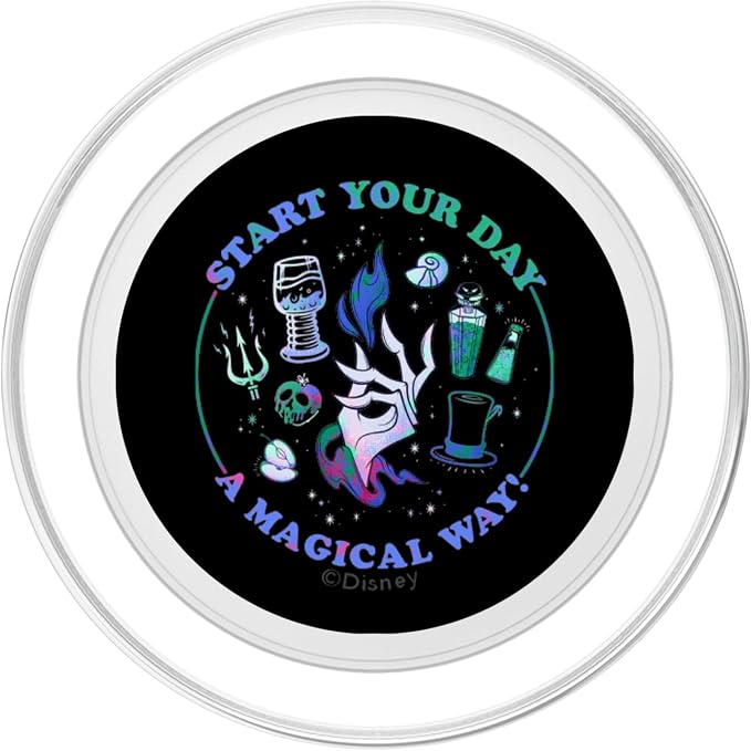 Disney Villains Start Your Day a Magical Way PopSockets Adhesive PopGrip