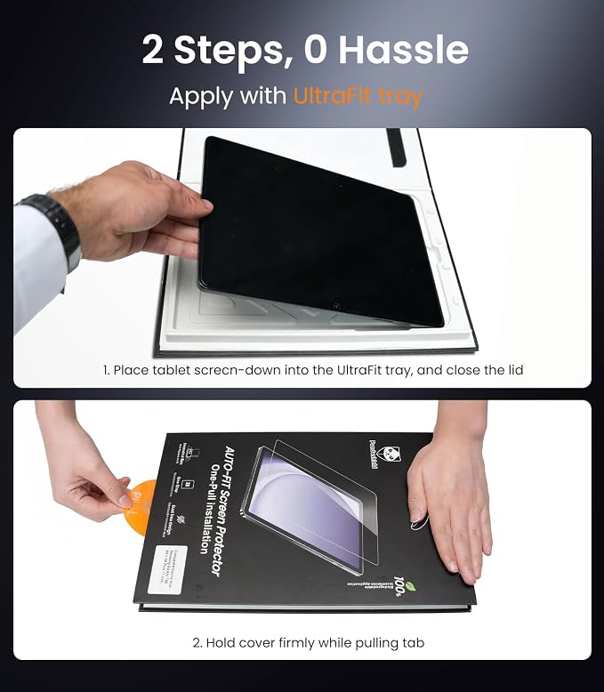 PandaShield 2-Pack Privacy Screen Protector Easy-Installation Box for iPad 11th/10th Gen. A16 (11/10.9 Inch 2025/2022) Anti-Spy Bubble Free Scratch Resistant Apple Pencil Support