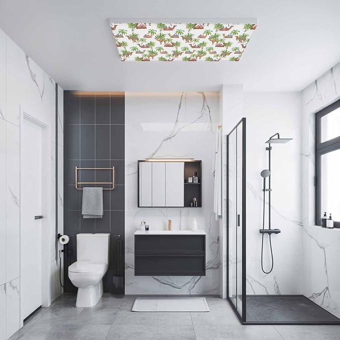 Fluorescent Light Covers for Ceiling Lights Deserts Camels Magnetic Light