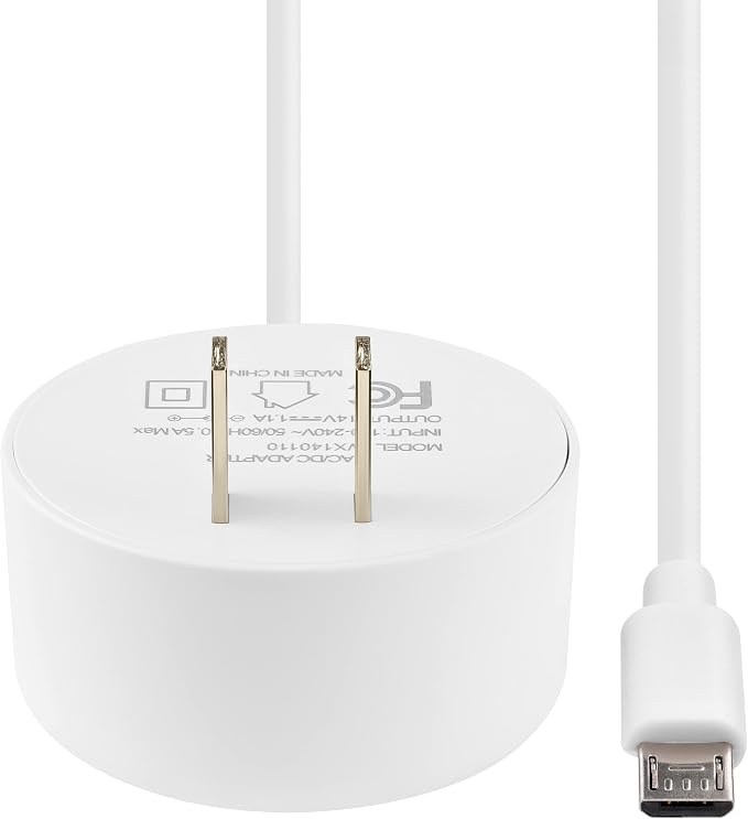 Micro USB Micro-B Wall Charger Compatible with Android and Samsung Galaxy S7 S6 J3 J8 J7 A7 Note 5 Kindle Moto Lumia and Many More (6-Foot)