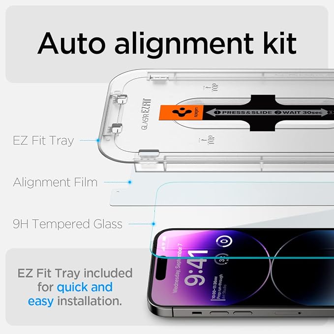 Spigen Tempered Glass Screen Protector [GlasTR EZ FIT] designed for iPhone 11 / iPhone XR [6.1 inch] [Case Friendly] - 2 Pack