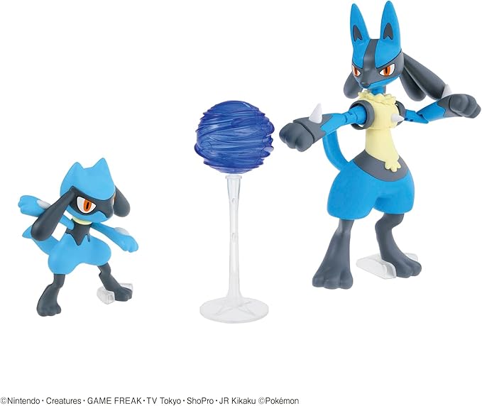 Bandai Hobby - Pokémon - Riolu & Lucario, Bandai Spirits Pokémon Model Kit