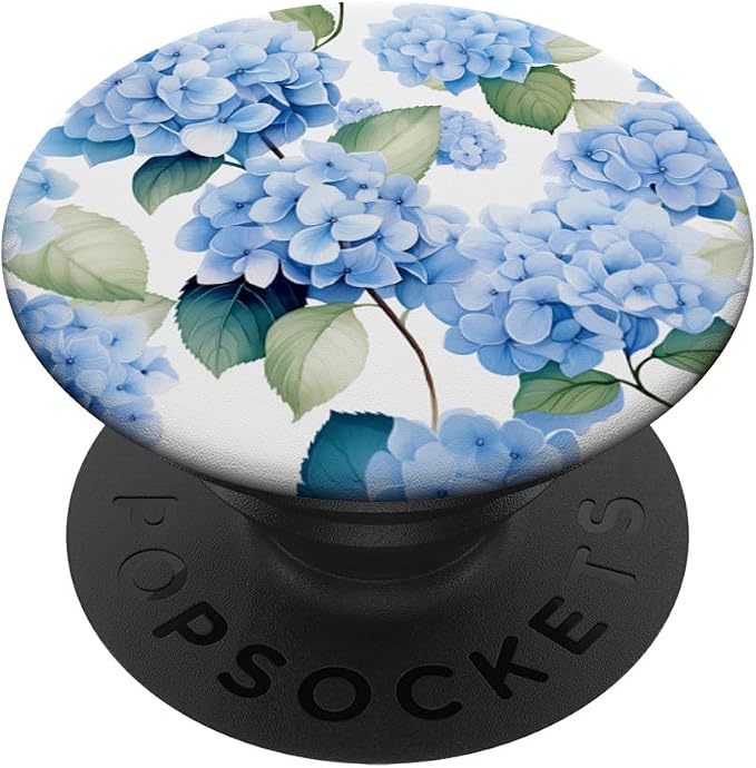 Floral Hydrangeas Flower Lover Tropical Garden PopSockets Adhesive PopGrip
