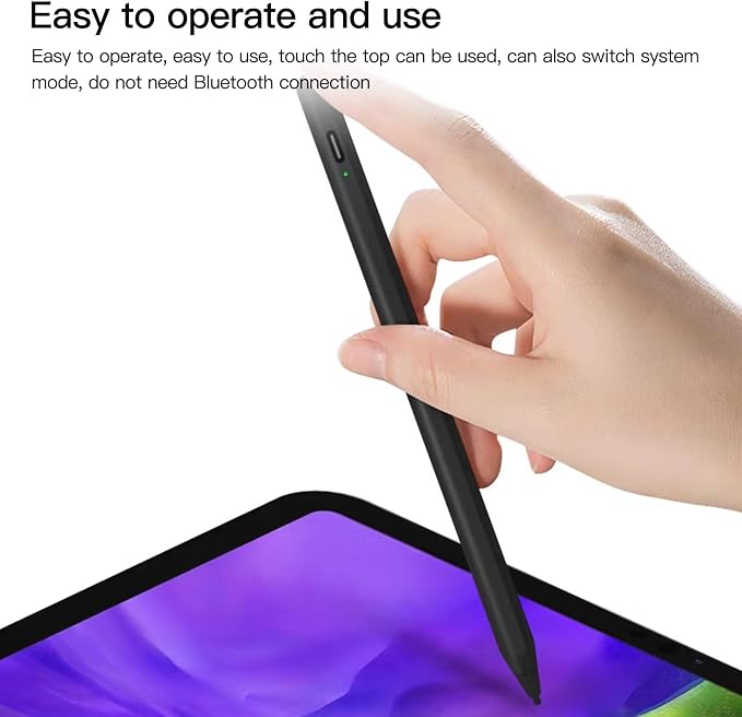 2023 New Touch Screen Stylus Pen Compatible for iPad 2021 9th gen/2020 8th gen/2019 7th gen/2018 6th gen - Black