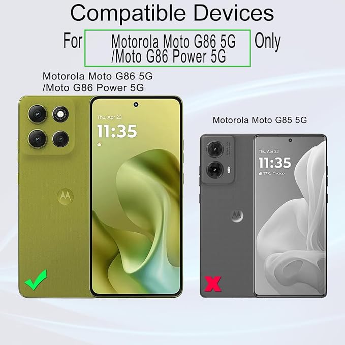 Ibywind for Motorola Moto G86/G86 Power 5G Screen Protector2 Pack9H Hardness Tempered Glass and Camera Lens Protectorwith Alignment FrameFull CoverageBubble FreeFingerprint Unlock
