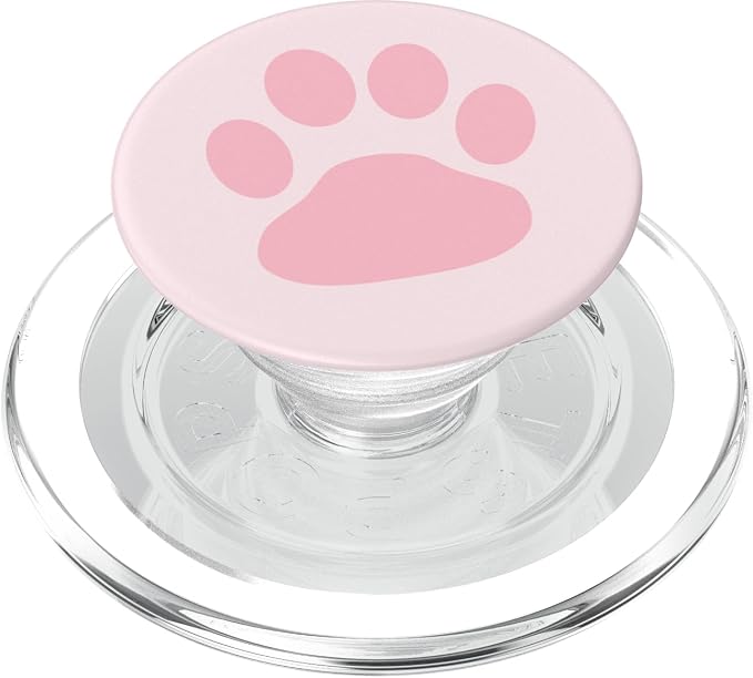 Pink Paw Print PopSockets Adhesive PopGrip