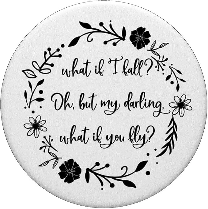 What if You Fly Positive Inspirational Message Women Girls PopSockets Adhesive PopGrip