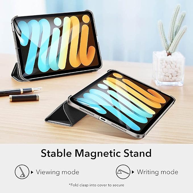 Sahara - ESR Folio Case for iPad mini (A17 Pro) iPad mini (6th Generation 2021) Aqua (TB00043)