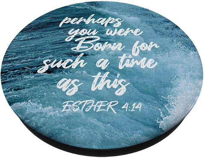 Esther 4:14 Bible Verse Cool Religion Faith Christian Gift PopSockets Adhesive PopGrip