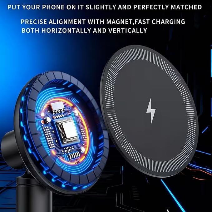 A New Magnetic Wireless Charger Featuring a 15W Fast Charging Outdoor FamilyBlack