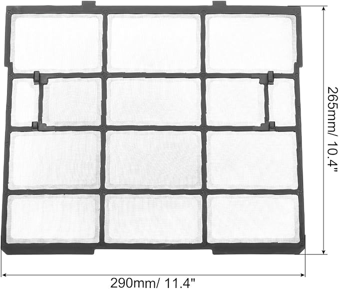 PATIKIL Air Conditioner Filter Replacement 290mm x 265mm, Plastic Air Filtering