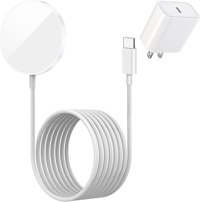25W Magnetic Wireless Charger for iPhone 17 16 Fast Charging[Apple MFi Certified]6FT Magnetic Charge 35W USB-C Adapter Mag Safe Fast Charging Pad for iPhone 17 Pro Max/17 Pro/16/15/14Mag-Safe Charger
