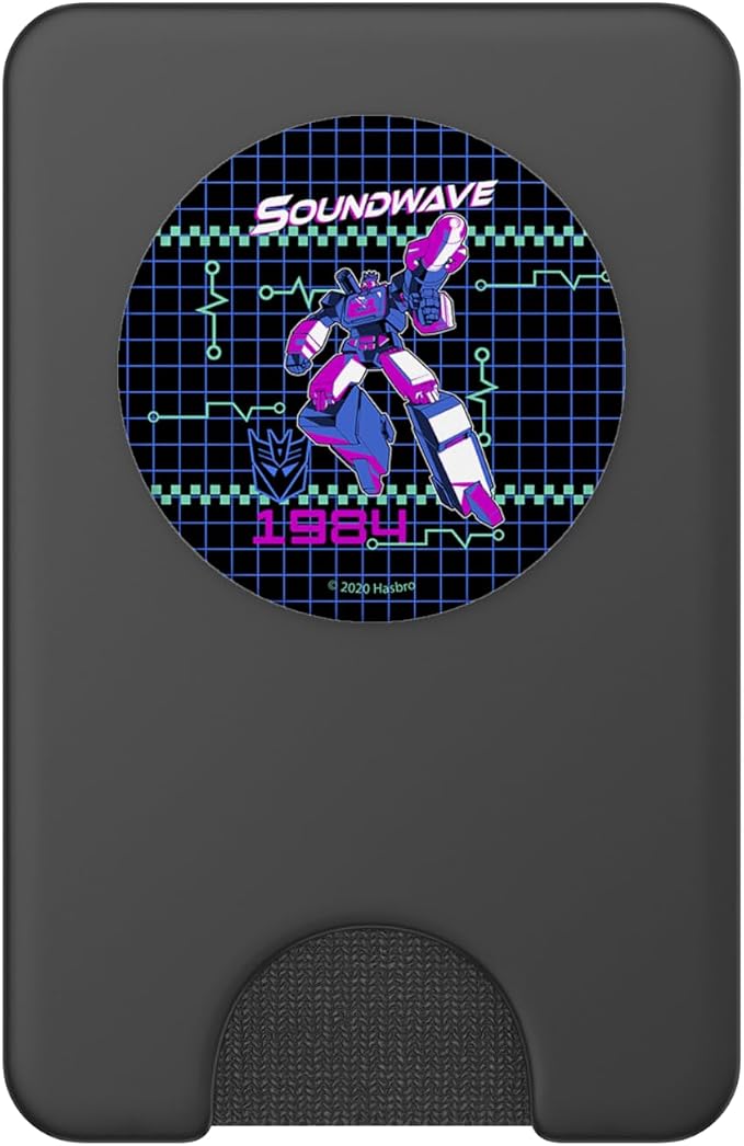 Transformers Soundwave 1984 Grid PopSockets Adhesive PopGrip