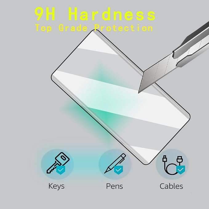 [4 Pack] Tempered Glass Screen Protector for Motorola Edge+ 2023 | Tempered Glass Scratch Resistant Easy-Install Bubble Free Anti-Fingerprint