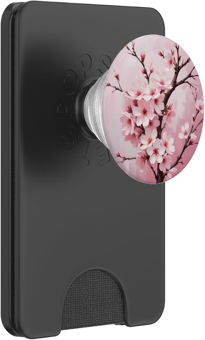 Pink Flower Cherry Blossom Floral Sakura PopSockets Adhesive PopGrip