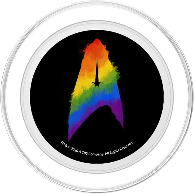 Star Trek: Discovery Pride Rainbow Logo PopSockets Adhesive PopGrip