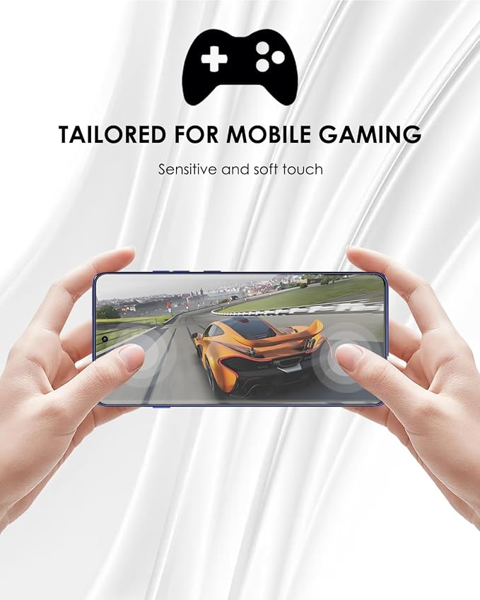 Matte Screen Protector for Motorola Edge 2025 3 Pack Tempered Glass LOCA UV Set Anti Glare Sensitive and Soft Touch 9H Scratch Resistant Edge to Edge Protection
