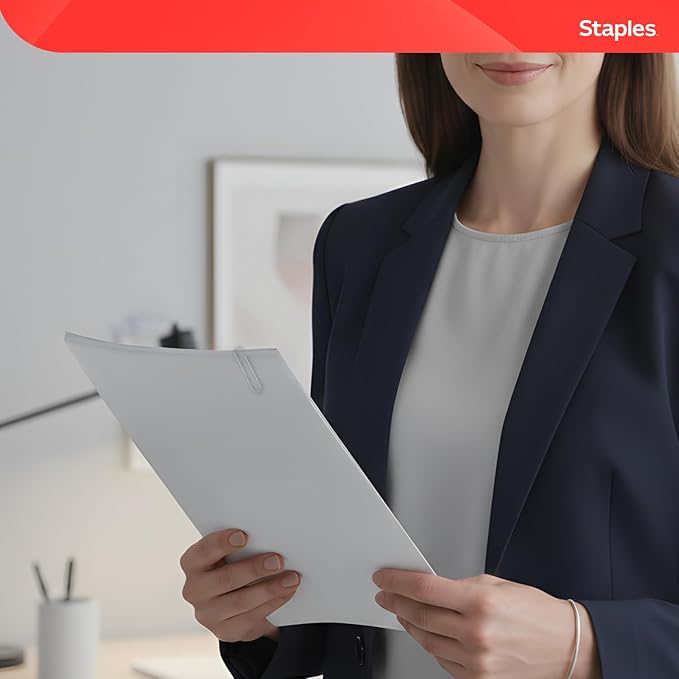 Staples Jumbo Paper Clips, Silver, 1,000 Pack – Large Steel Clips for Documents, Brochures & Office Organization