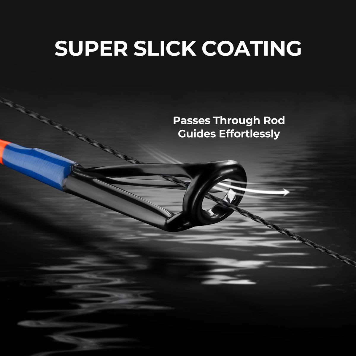 KastKing Superpower Braided Fishing Line, Black, 25LB, 500+47 Yds