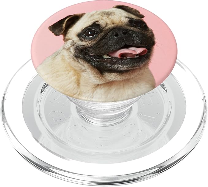 Pug Pink PopSockets Adhesive PopGrip