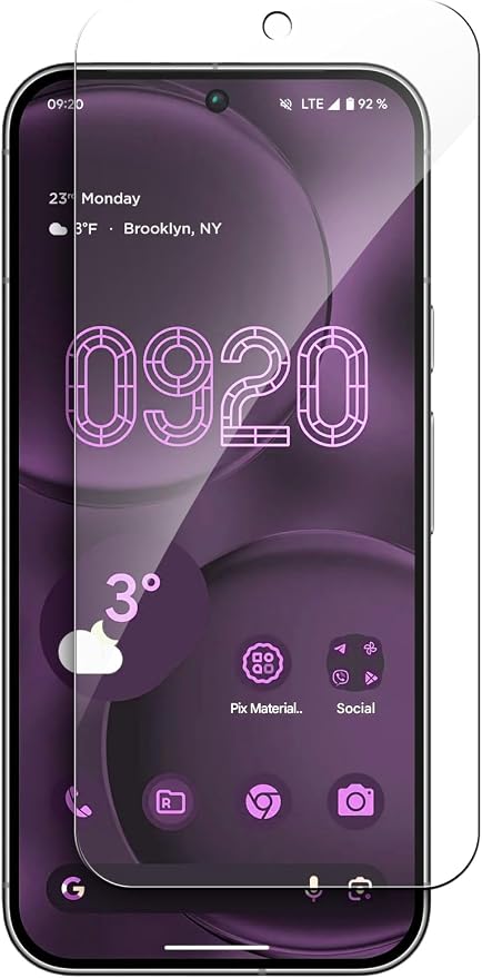 magglass for Google Pixel 9 Pro XL Screen Protector (Fingerprint Compatible) with Easy Install Applicator Full Coverage HD Tempered Glass &amp Camera Lens Protector (6.8)
