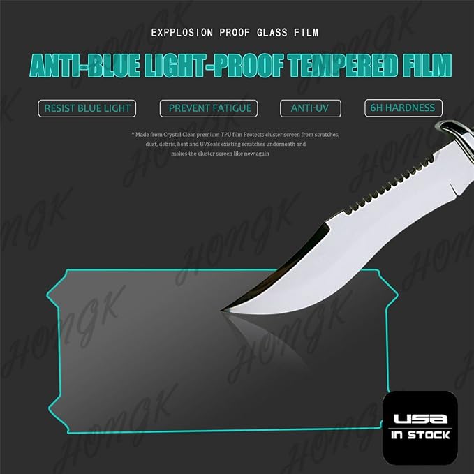 HONGK- Cluster Scratch Protection Film/Screen Protector Compatible with FJ09 Super TENERE [B0734FNSNM]
