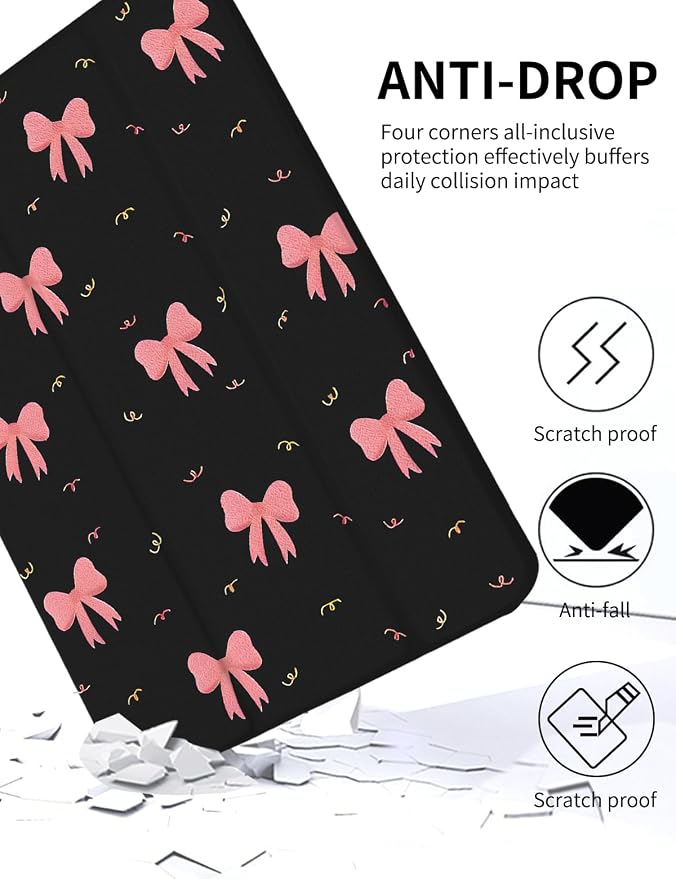 Case for iPad 9th/ 8th/ 7th Generation Case 10.2&amp10.5 Inch (2021/2020/2019 Release) Slim Lightweight Soft Trifold Back Cover with Pencil Holder &amp Auto Sleep/Wake CoverBeige Checkered