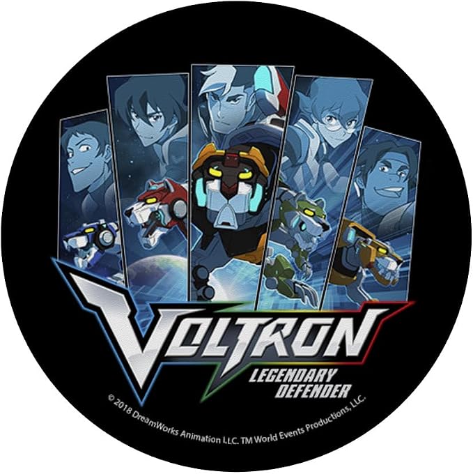 Voltron: Legendary Defender The Paladins And Lions PopSockets Adhesive PopGrip