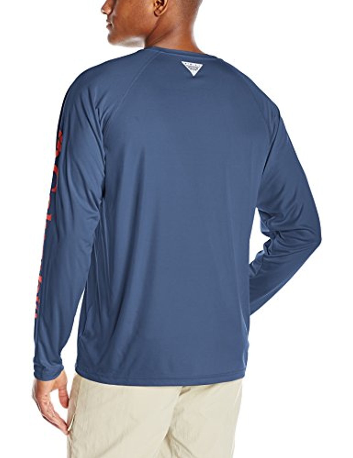 Columbia Men's Terminal Tackle Long Sleeve Shirt, Dark Mountain Sunset Red, XX-Large