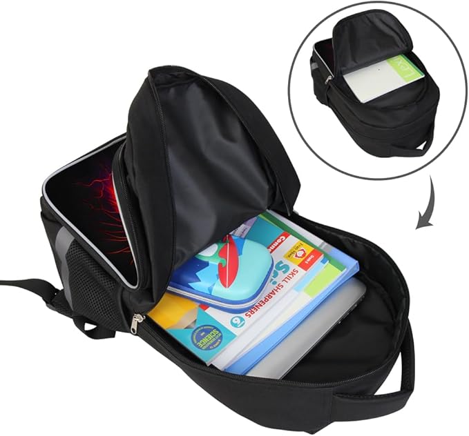 School Backpack for Boys 17" Boys Backpack for Kids Children Teens Elementary Middle School - Students Bookbag Ages 6-18 Travel Back Pack Tiger