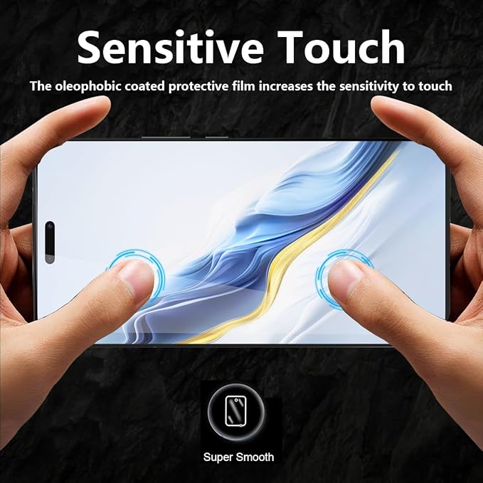 for iPhone 17 Pro Max Back Screen Protector Flexible Film Not Glass with Camera Lens Protector 2+2 Pack Self-Healing Anti Scratch HD Clear Soft TPU Protective Hydrogel Film