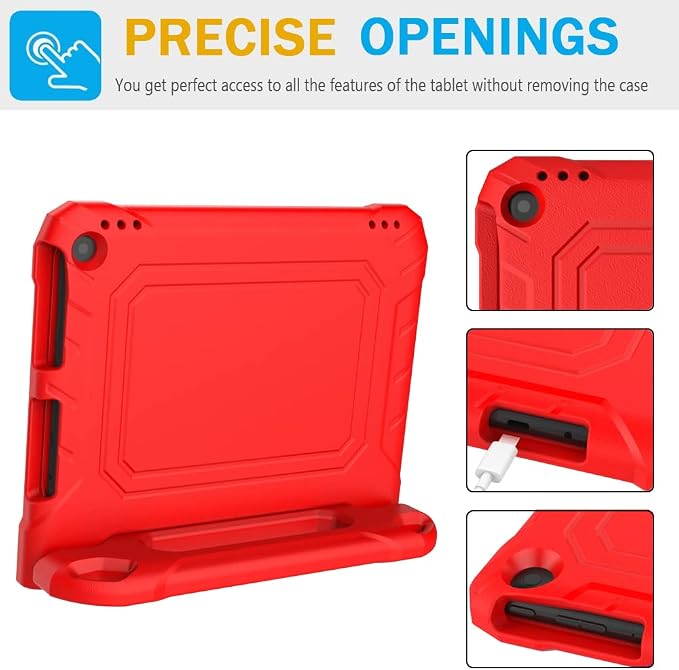 DJ&ampRPPQ Kids CaseEVA Strong Anti Drop is Suitable for 10 inch Tablet. Not Compatible with Ipad 10in Tablet Black