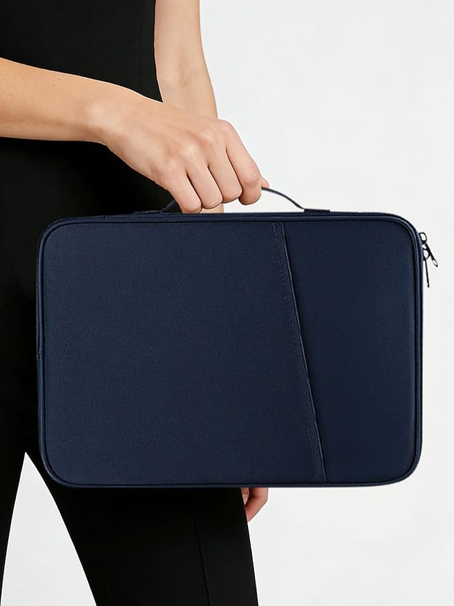 for XPPen Magic Drawing Pad 12.2 Inch Tablet Sleeve Carrying Case with Handle Water-Resistant Double-Layer Design Black