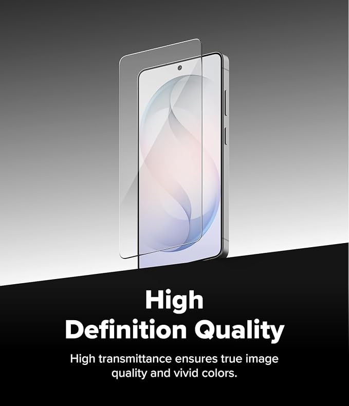 Ringke for Samsung Galaxy A35 5G Screen Protector [Easy Slide 2 Pack] | Easy Installation with Alignment Tool Case Friendly Premium 9H Hardness Tempered Glass