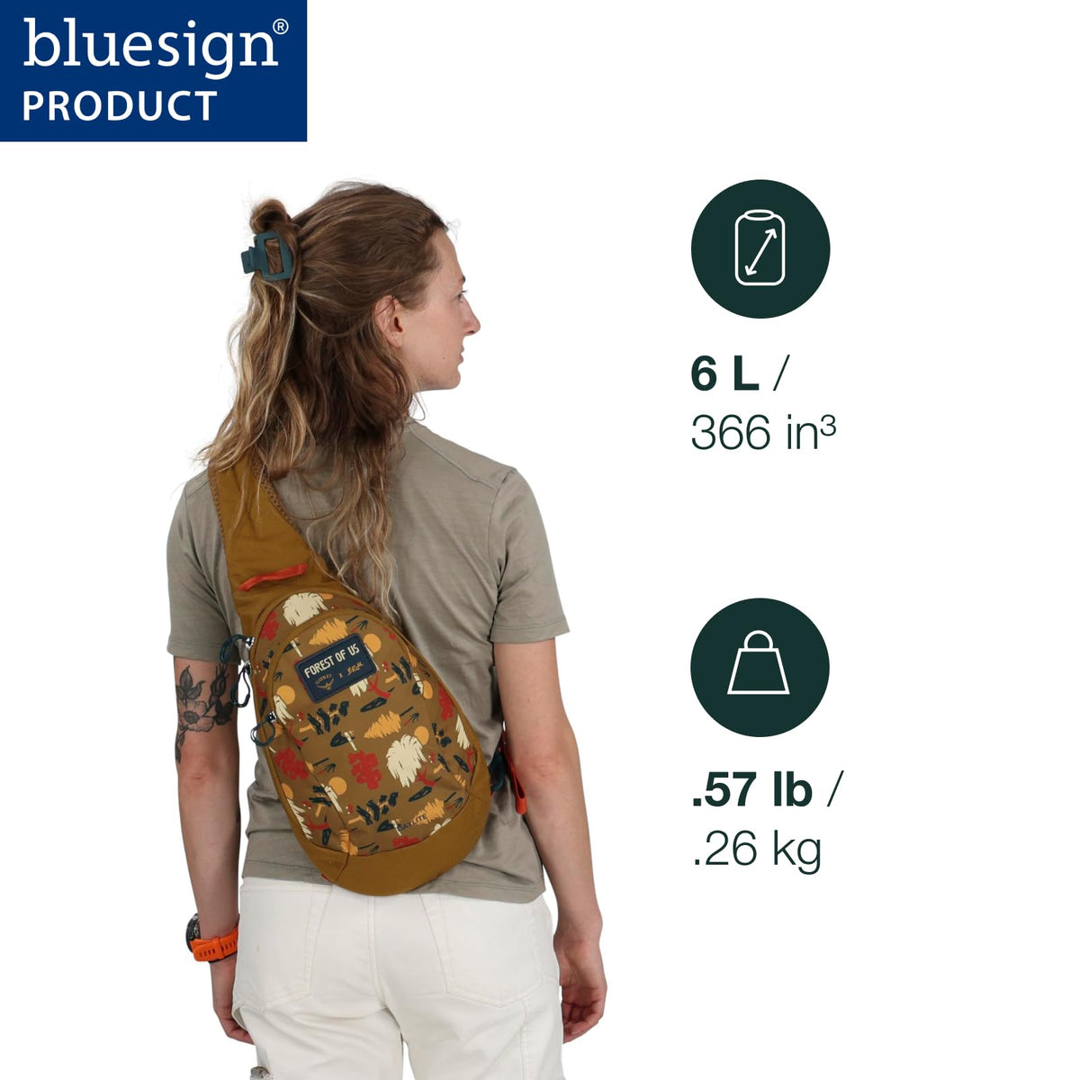 Osprey Daylite Pride Shoulder Sling, Rainbow Vibes