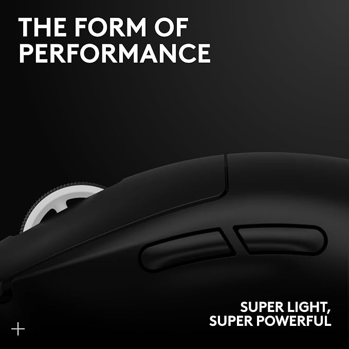 Logitech G PRO X Superlight 2 SE Wireless Gaming Mouse, 60 g pro-Grade Mouse with 5 programmable Buttons, 44K DPI Sensor, 888+ IPS, 1 kHz Report Rate, USB-C Charging for PC/Mac - Black