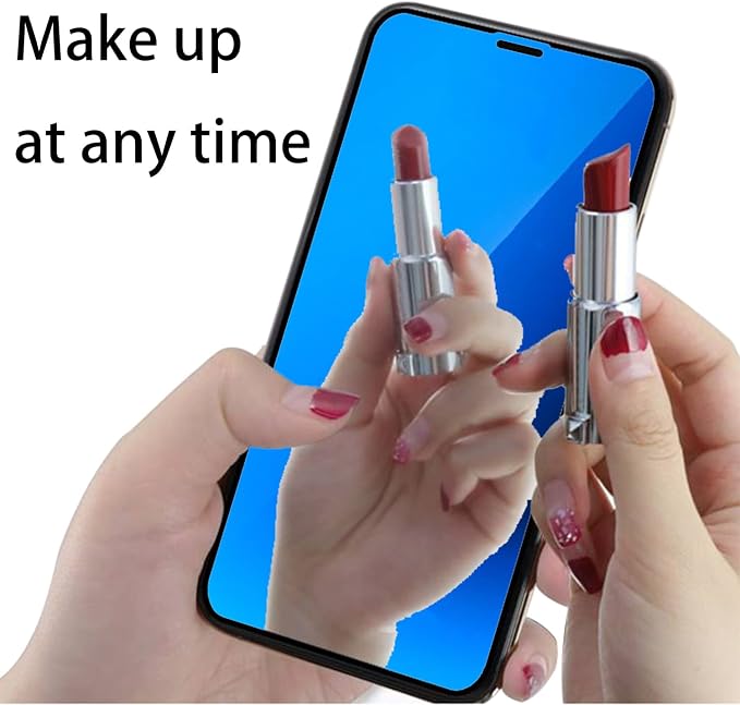 2 Pack Outer Anti-Blue Privacy Tempered Glass For Samsung Galaxy Z Fold 5 / Z Fold 4 Front Mirror Anti-Spy Screen Protector Anti-Peeping Full Covered Film Electroplated Blue