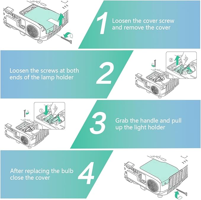 SORNEICDR TS-CL110UAA Replacement Projector Lamp Bulb Compatible with JVC HD-52FA97 HD-52G456 HD-52G566 HD-52G576 HD-52G586 HD-52G587 HD-52G657 HD-52G786 52G787, with Housing