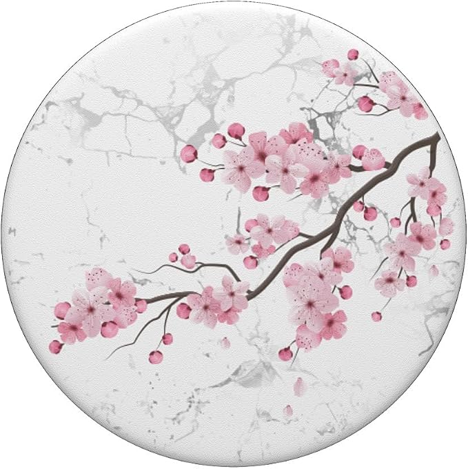 Sakura Florist Pink Flower Japan Gift Floral Cherry Blossom PopSockets Adhesive PopGrip