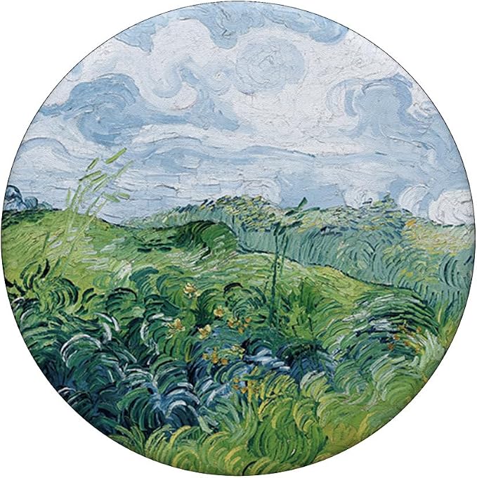 Van Gogh Green Wheat Fields Modern Art Painting Phone Cover PopSockets Adhesive PopGrip