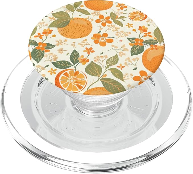 Orange Fruit PopSockets PopGrip for MagSafe