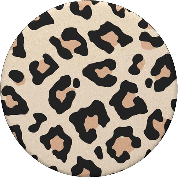Leopard Cute Print PopSockets PopGrip: Swappable Grip for Phones &amp Tablets