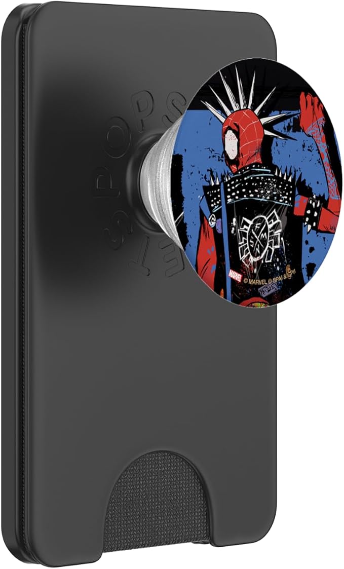 Marvel Spider-Man: Across The Spider-Verse Spider-Punk Back PopSockets Adhesive PopGrip