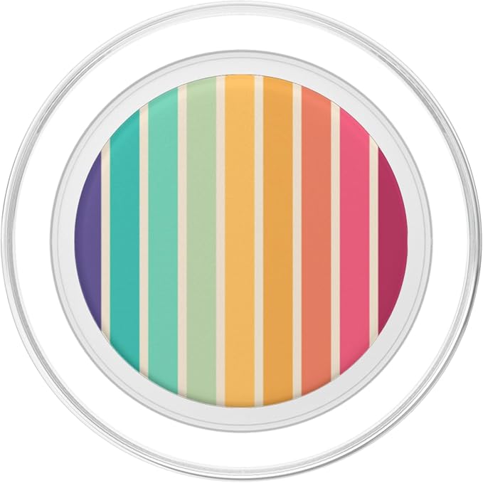 Vintage Rainbow Stripe Design Pattern PopSockets Adhesive PopGrip