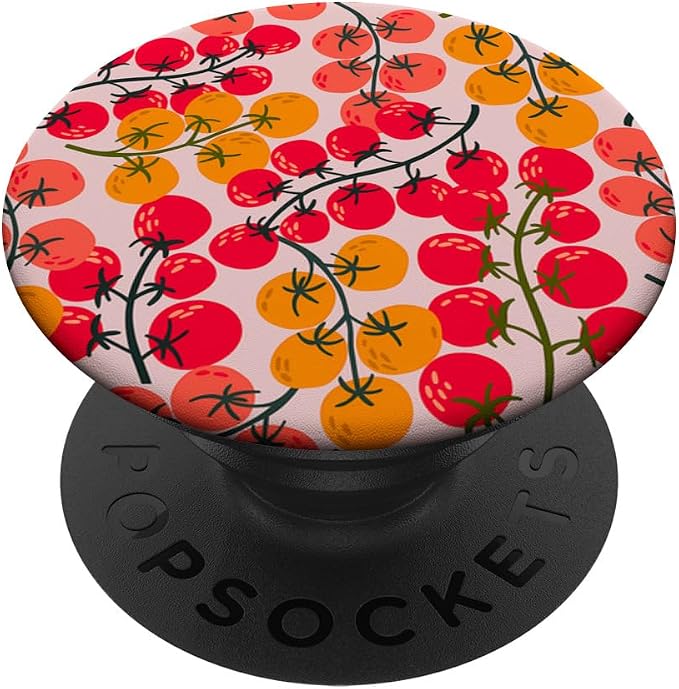 Cherry Tomato Tomatoes Girl Summer Vegetable PopSockets PopWallet for MagSafe