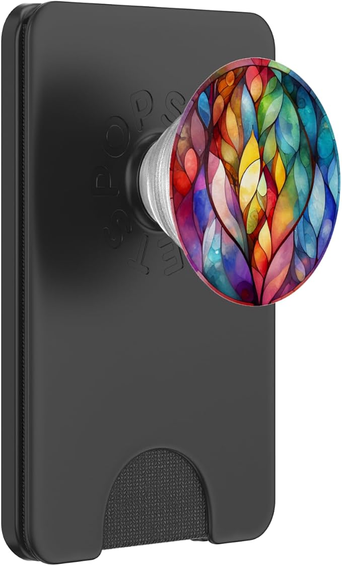 Beautiful Watercolor Stained Glass PopSockets Adhesive PopGrip